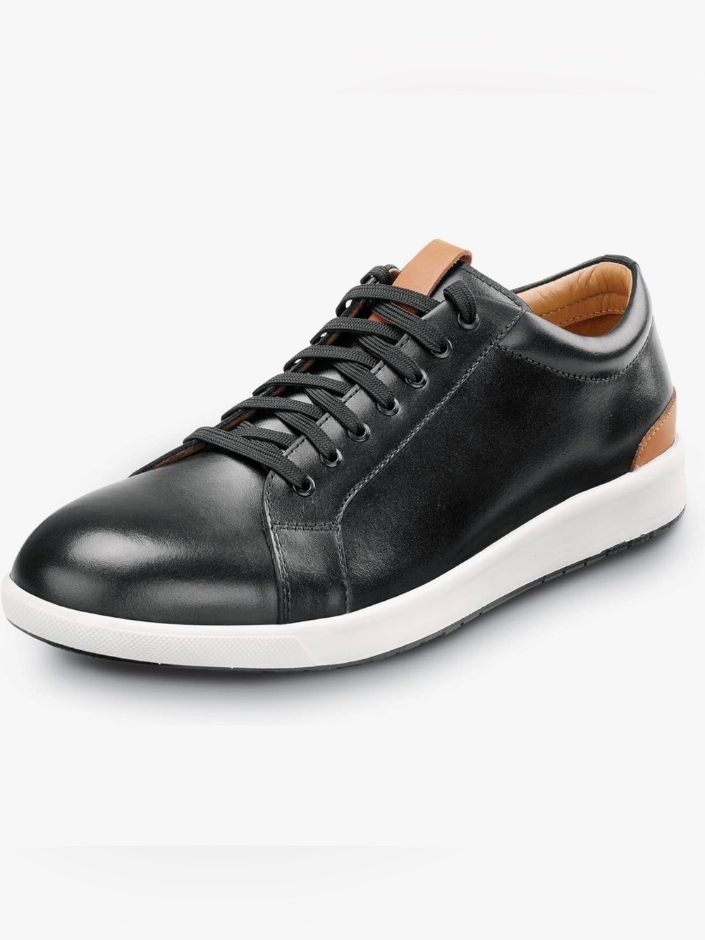 Florsheim Sneaker/Shoe Men Size 9.5W Steel Toe Crossover Work Black Leather NWOT